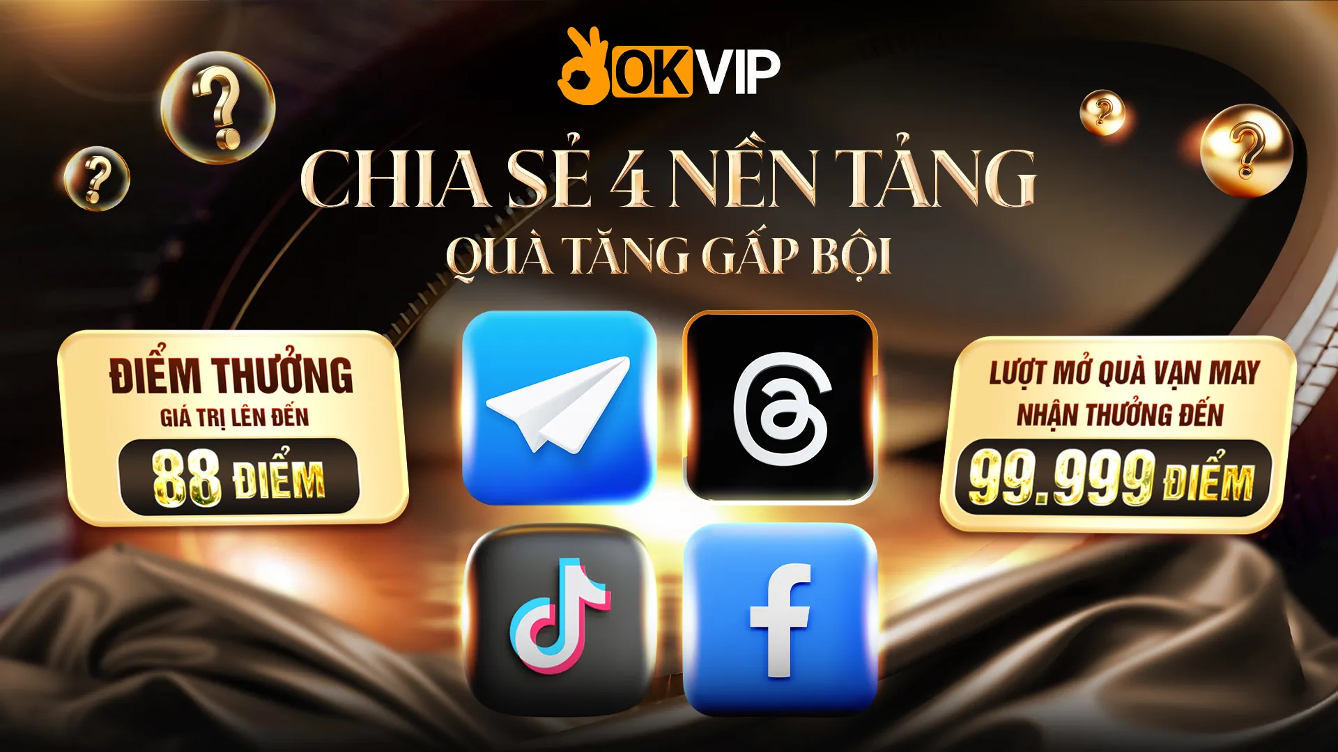 Người chơi chia sẻ tới các nền tảng mạng xã hội để gia tăng cơ hội chiến thắng